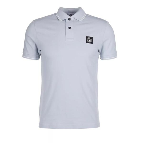 

Футболка polo m corta slim fit silber Stone Island, синий