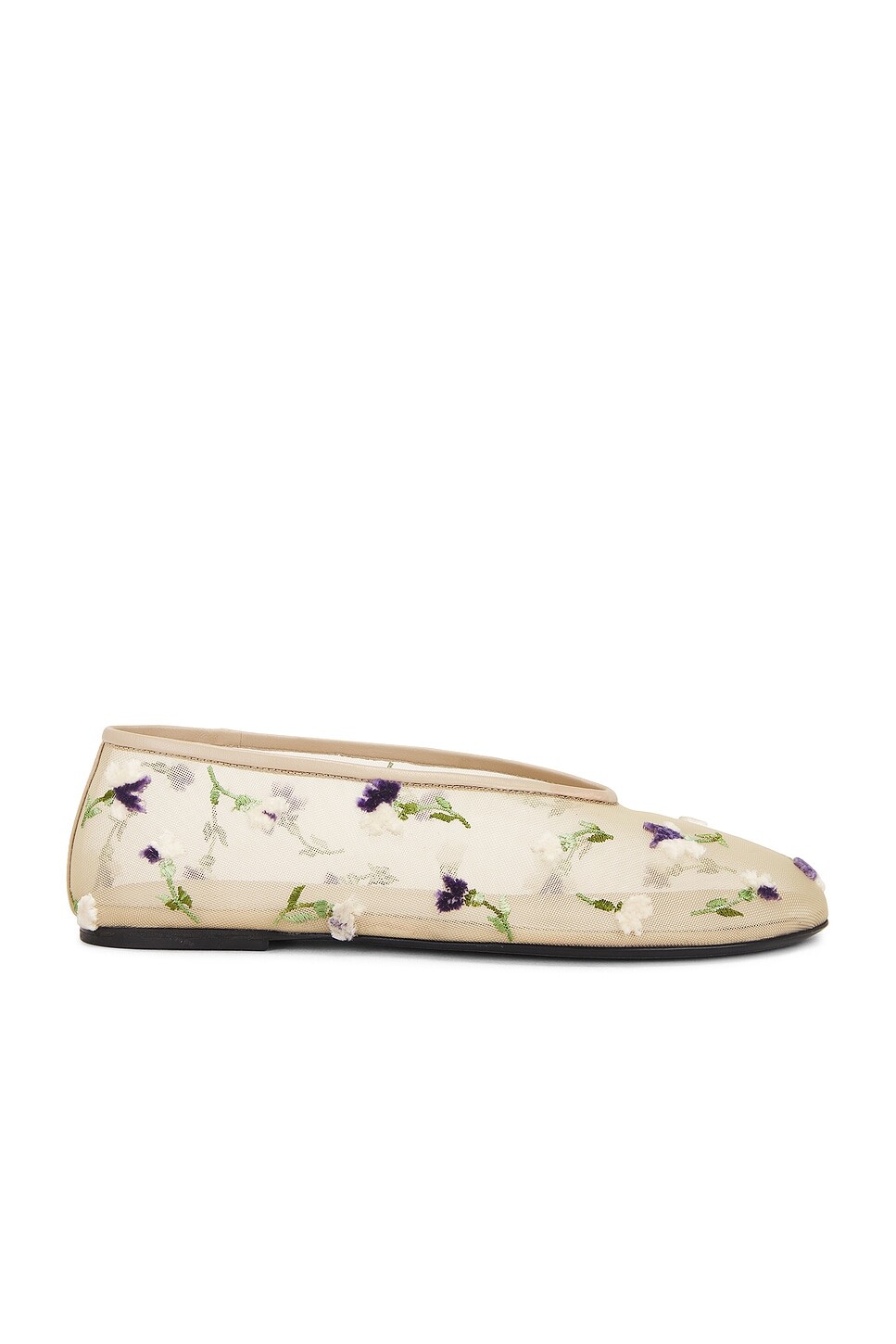 

Балетки Marcy Flat Khaite, цвет Nude & Purple