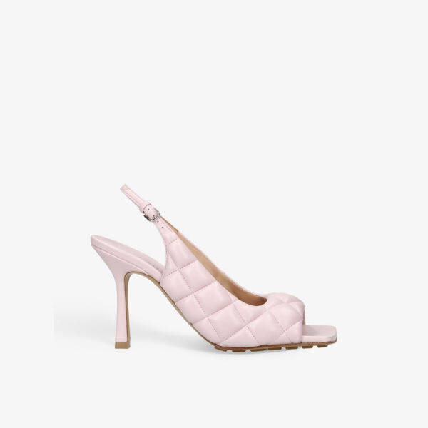 

Кожаные туфли с мягкой подкладкой и пяткой на пятке Bottega Veneta, розовый