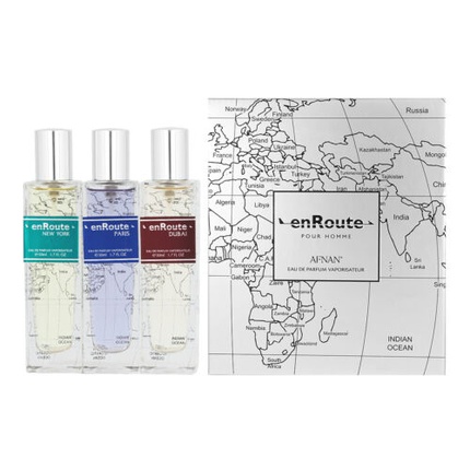 

Мужская парфюмерная вода Afnan enRoute pour Homme EDP Paris 50ml, Dubai 50ml, and New York 50ml (for Men)