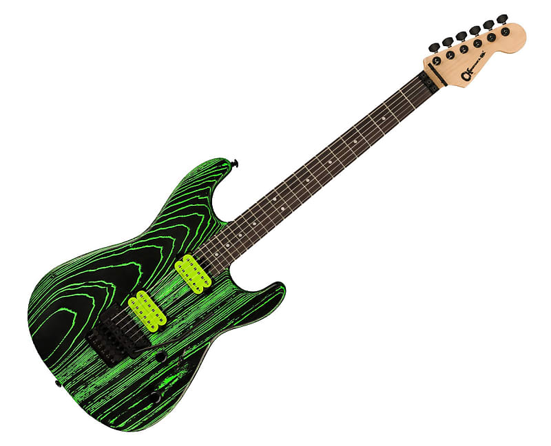 Электрогитара Charvel Limited Edition Pro-Mod San Dimas Style 1 HH FR E Ash Green Glow электрогитара charvel pro mod so cal sc1 hh fr in gamera black