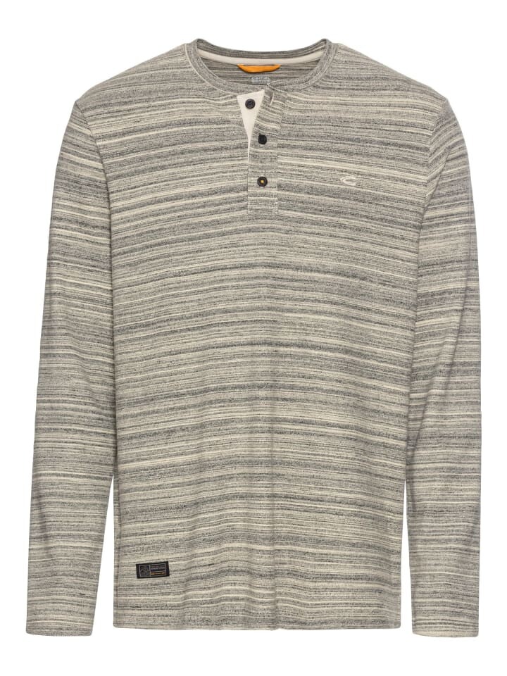 

Футболка Camel Active Henley Langarmshirt, кремовый