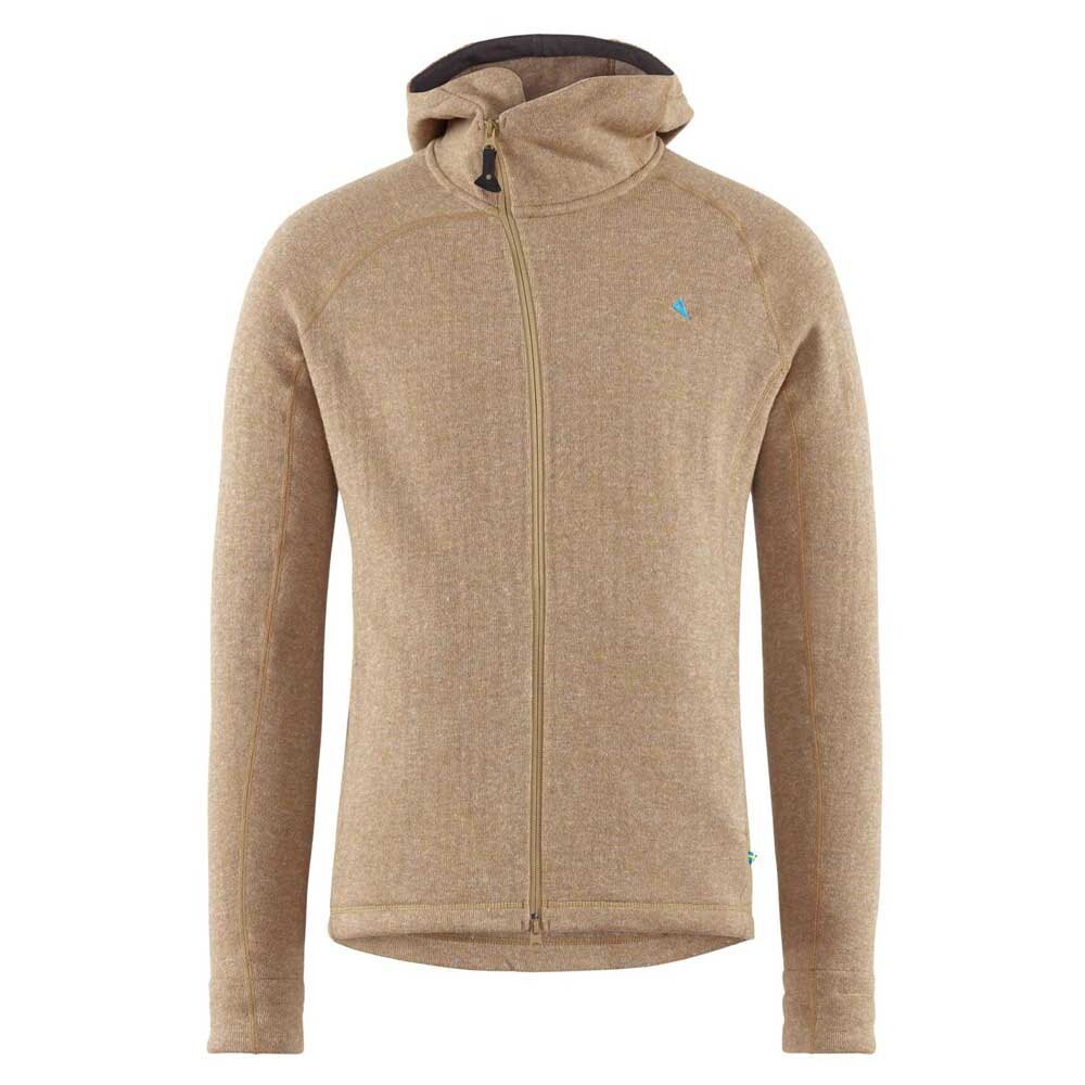 

Толстовка на молнии Klättermusen Balder Hoodie, бежевый