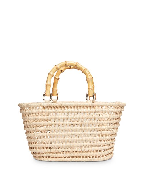 Соломенная сумка-тоут Lea Natural среднего размера KAYU, цвет Tan/Beige соломенная сумка среднего размера бежевый