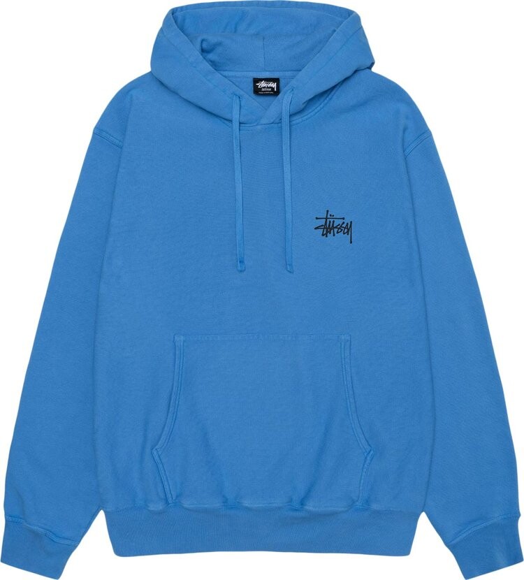 

Худи Stussy Pigment Dyed Built Tough 'Blue', синий