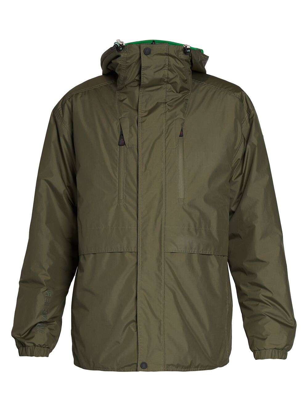 

Пуховик Leuk Moncler Grenoble, зеленый