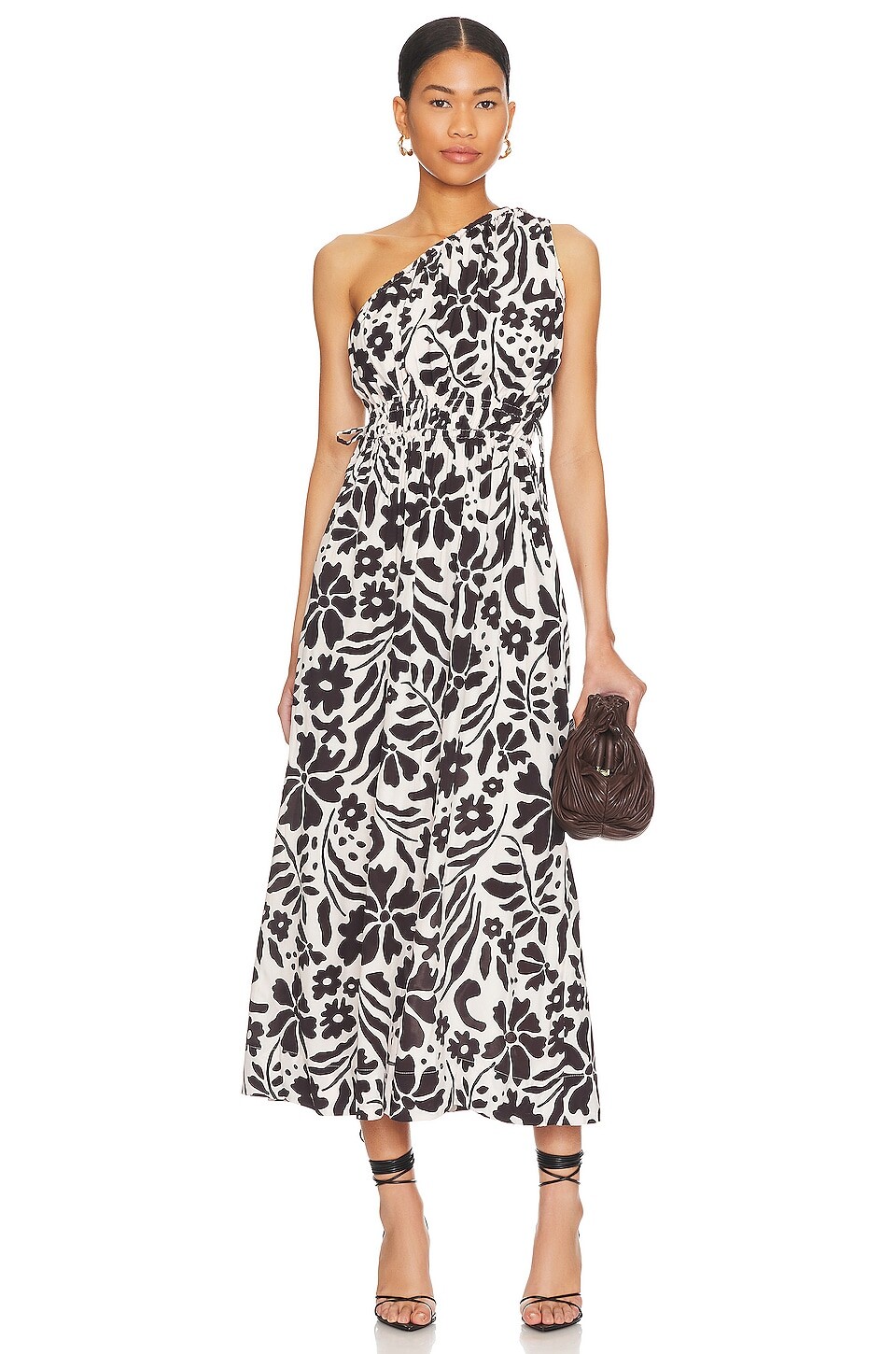 

Платье миди FAITHFULL THE BRAND Lucila, цвет Sidra Floral Print Ecru
