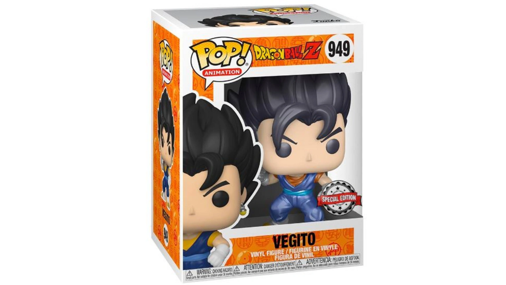 Funko - Pop! Dragon Ball Z Винил Vegito Metallic фигурка funko pop dragonball z vegito из аниме жемчуг дракона 949