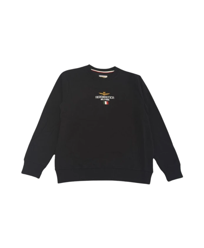 

Вышитый на свитере Aeronautica Militare, черный