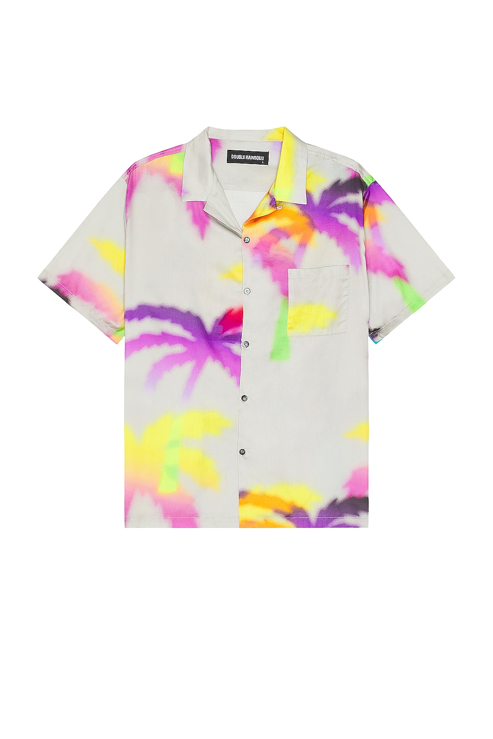 Рубашка Double Rainbouu Short Sleeve Hawaiian, цвет White Ferrari