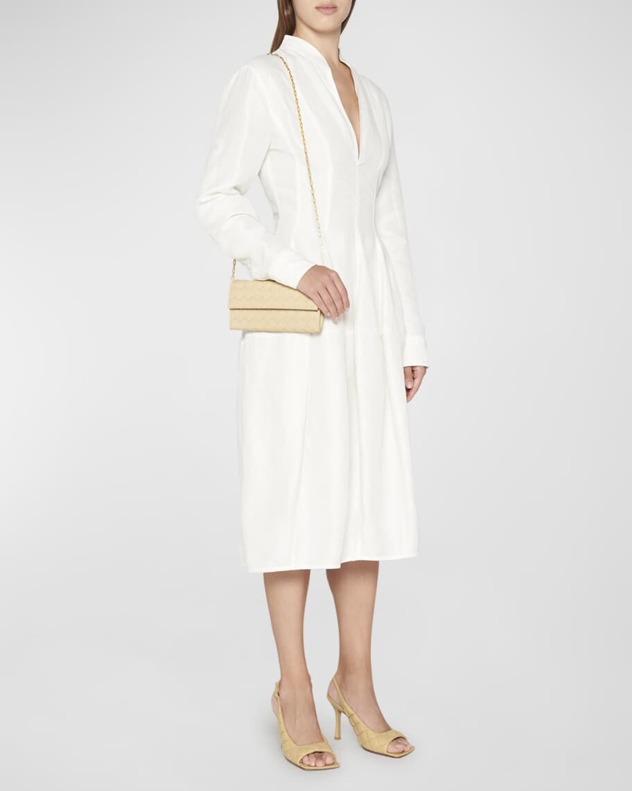 

Кожаный кошелек Intrecciato на цепочке Bottega Veneta