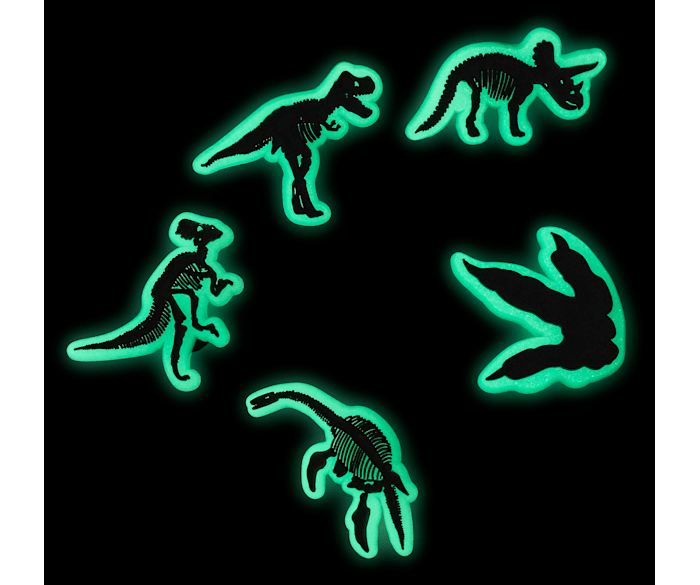 

Джиббитсы Glow In The Dark Dino 5 Pack Crocs