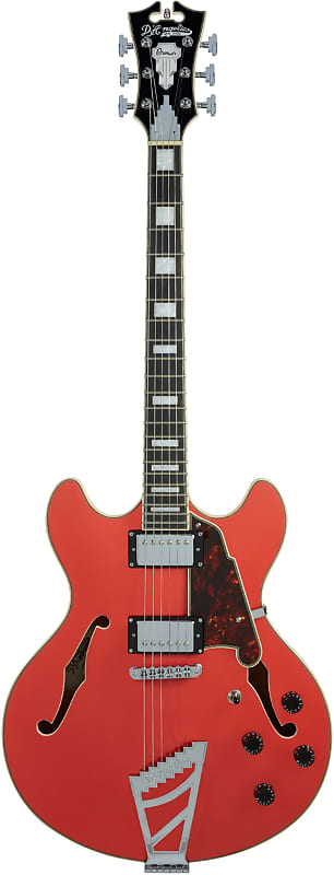 

Электрогитара D'Angelico Premier DC Semi-Hollow Electric Guitar w/ Stairstep Tailpiece - Fiesta Red w/Gig Bag