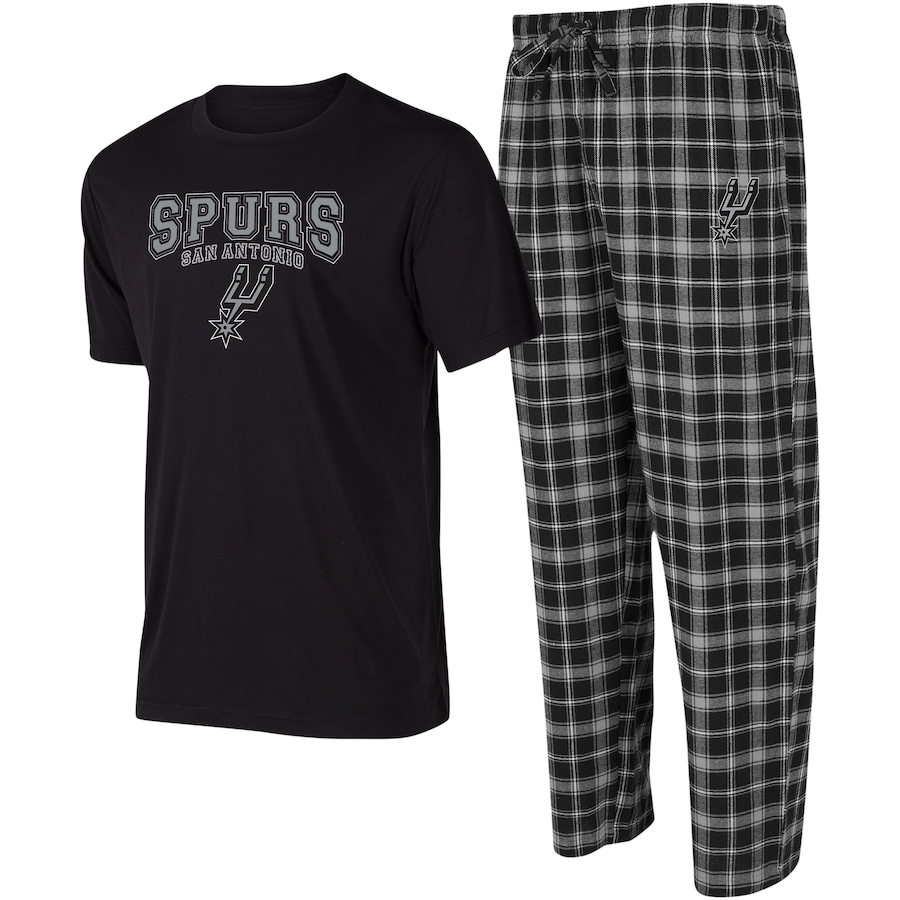 

Пижамный комплект College Concepts San Antonio Spurs, черный