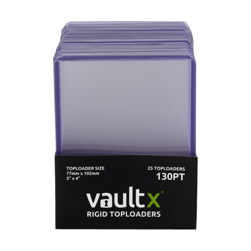 

Чехол для карточек Vault X – Rigid Toploaders 130Pt (25 Pack)
