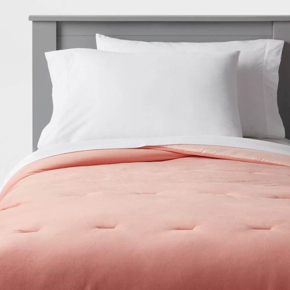 

Детское одеяло Twin Velvet Twilight Green - Pillowfort, цвет Pink