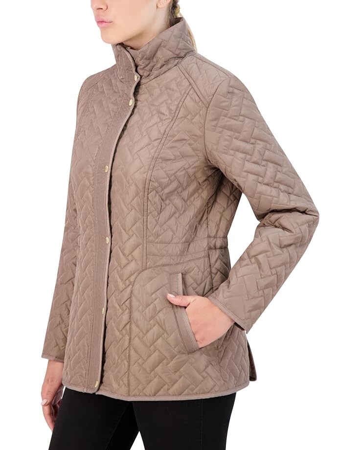 

Куртка Cole Haan Signature Quilted Classic Jacket, цвет Cashew