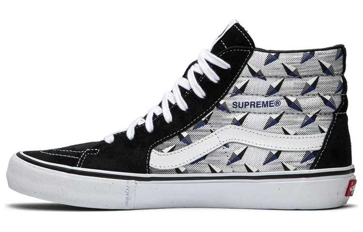 

Vans X Supreme Sk8-Hi Pro 'Diamond Plate Black Grey'