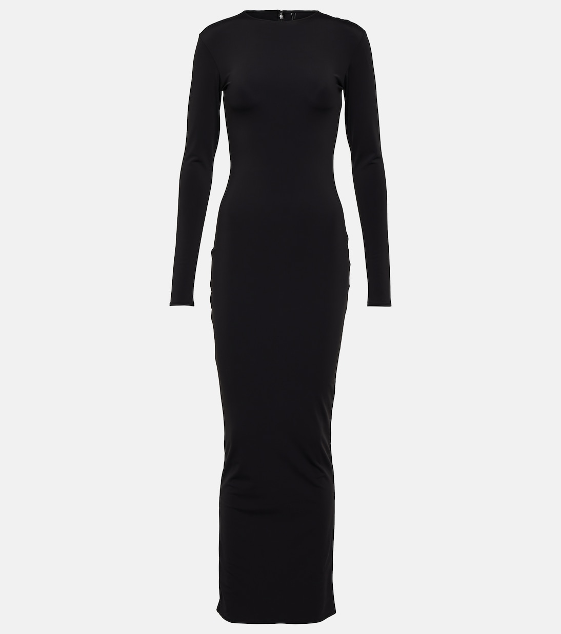 Платье макси из джерси Entire Studios, черный