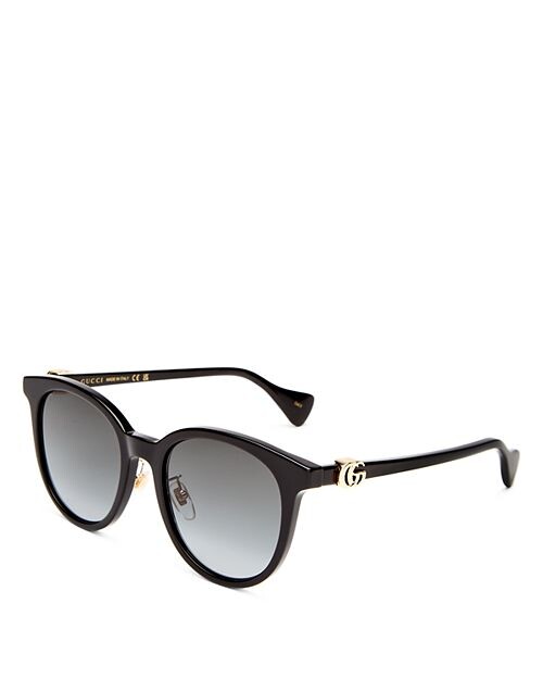 

Круглые солнцезащитные очки, 54 мм Gucci, цвет Black