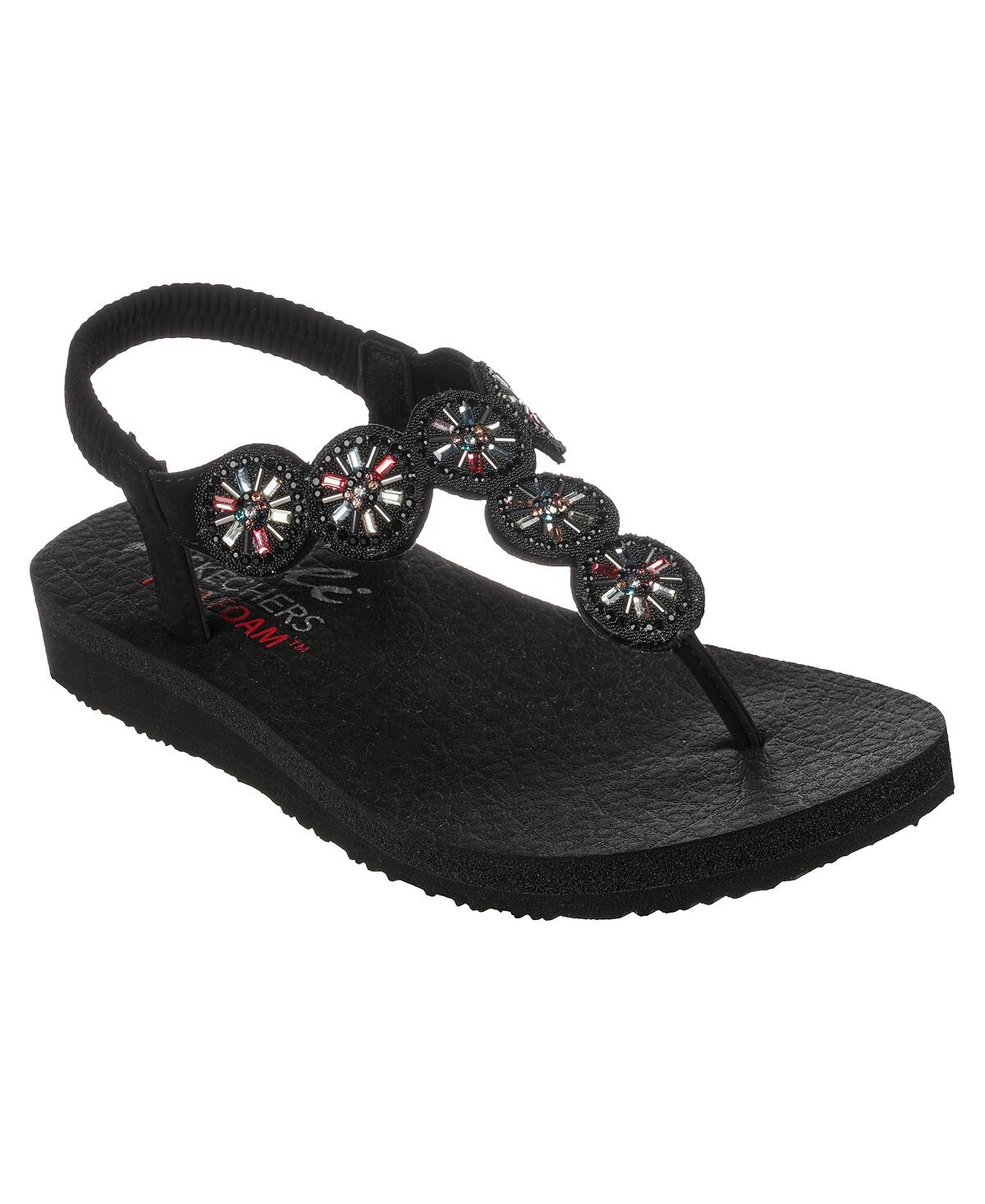 

Женские босоножки Cali Meditation — вьетнамки Sweet Sparkle от Finish Line Skechers