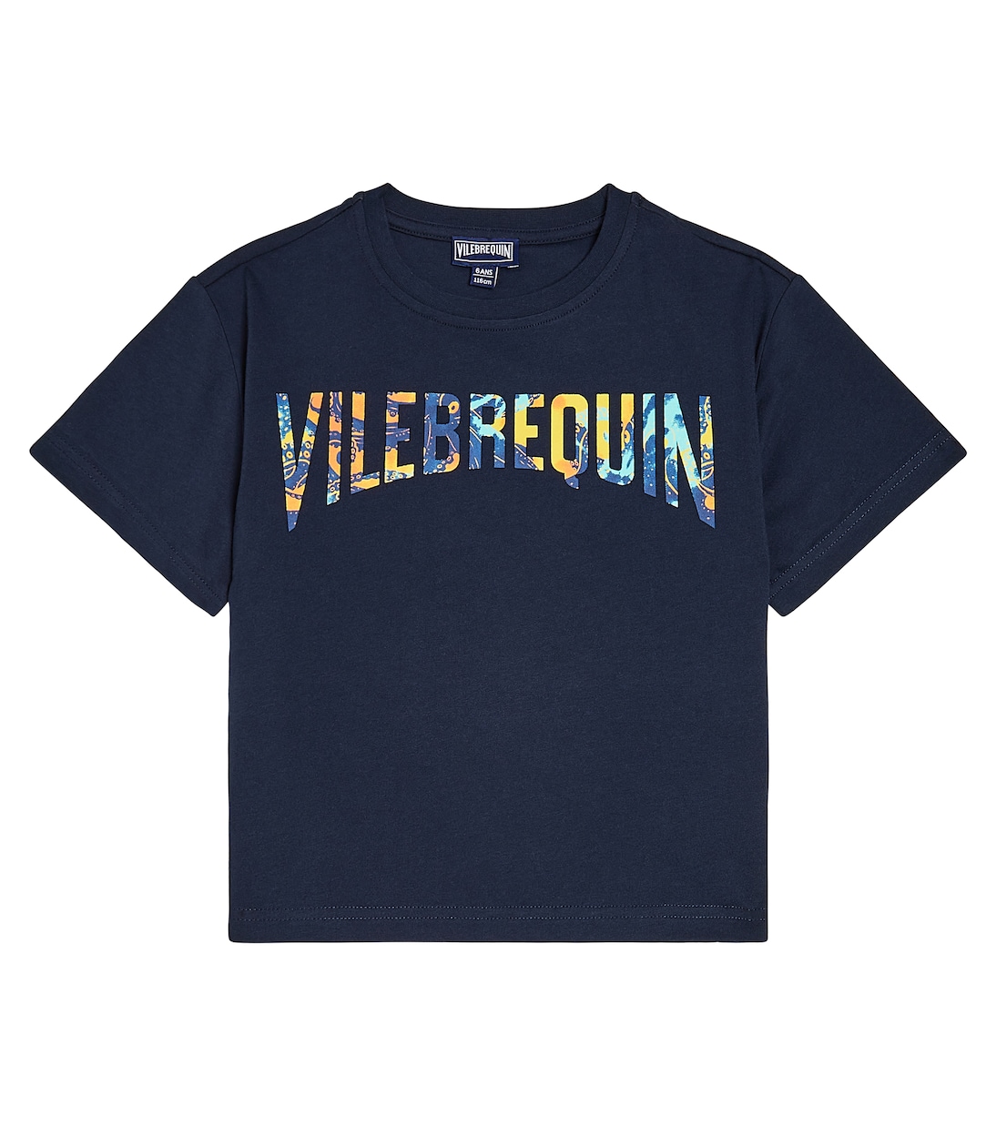 Футболка tarick с логотипом Vilebrequin Kids, мультиколор шорты vilebrequin размер 46 48 мультиколор