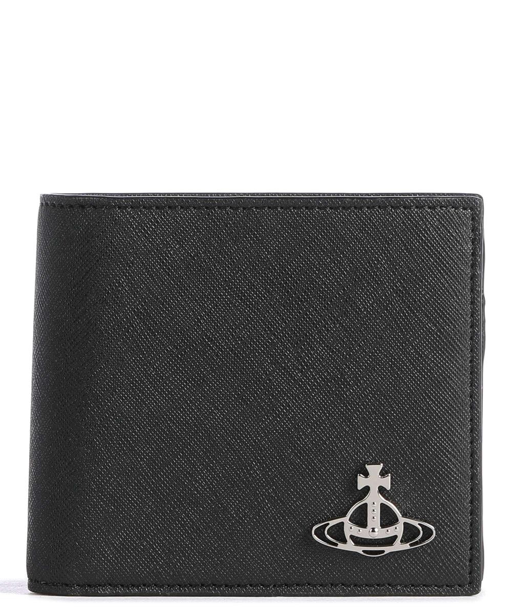 

RFID-кошелек Saffiano из воловьей кожи Saffiano Vivienne Westwood, черный