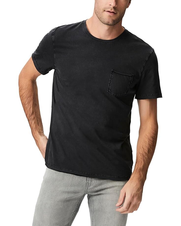 

Футболка Paige Ramirez Crew Neck Vintage Pocket, черный
