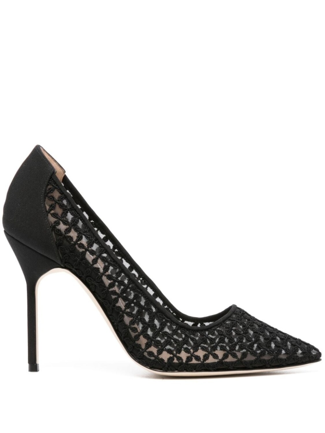 

Manolo Blahnik кружевные туфли-лодочки BBLA 105, черный