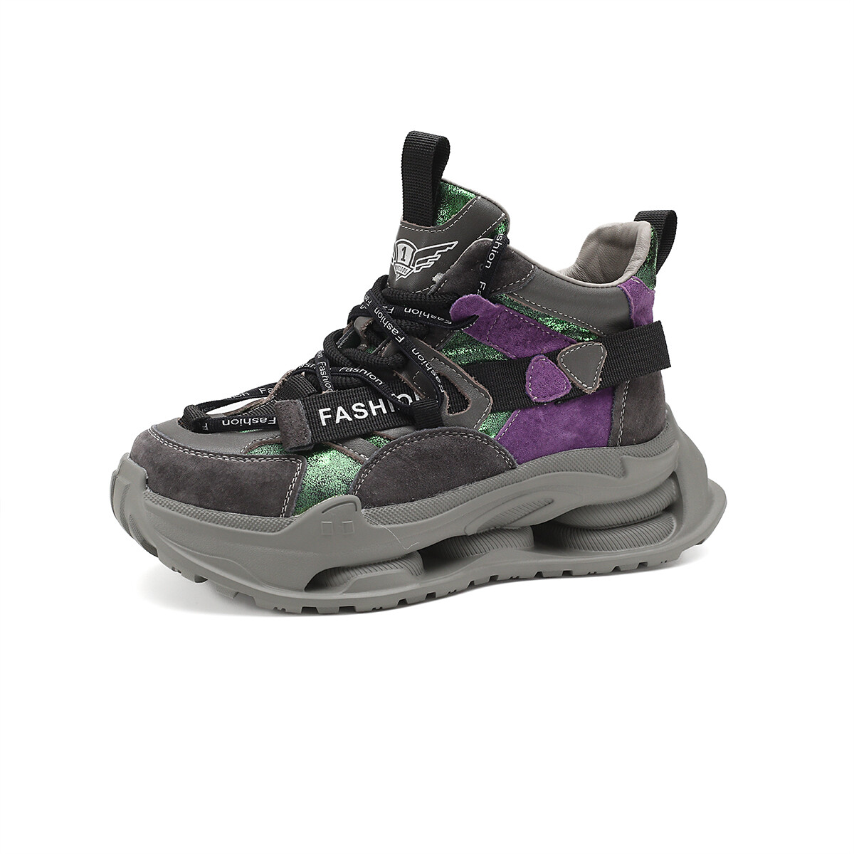 

Кроссовки D:FUSE SCANDINAVIA Chunky Sneakers Women's Mid-top, серый