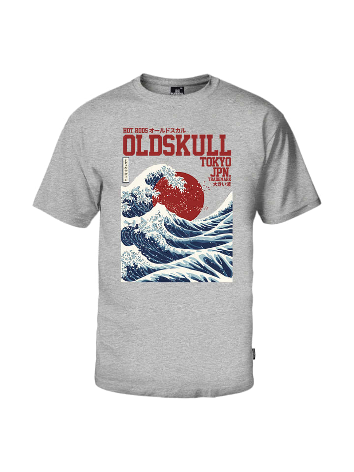 

Футболка OLDSKULL Asian Big W Vintage Logo Graphic, серый