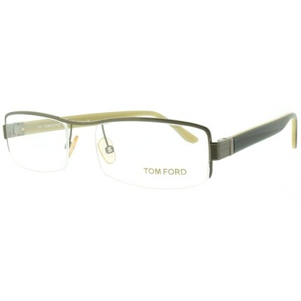 

Tom Ford FT5093 753 Зелено-оливковая прямоугольная оправа для очков