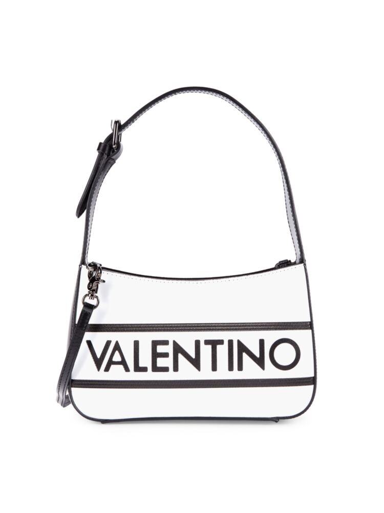 

Кожаная сумка через плечо с логотипом Kai Mario Valentino, цвет White Black