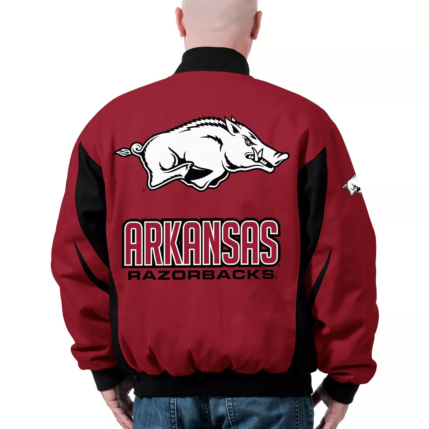 

Мужская саржевая куртка Arkansas Razorbacks Top Dog