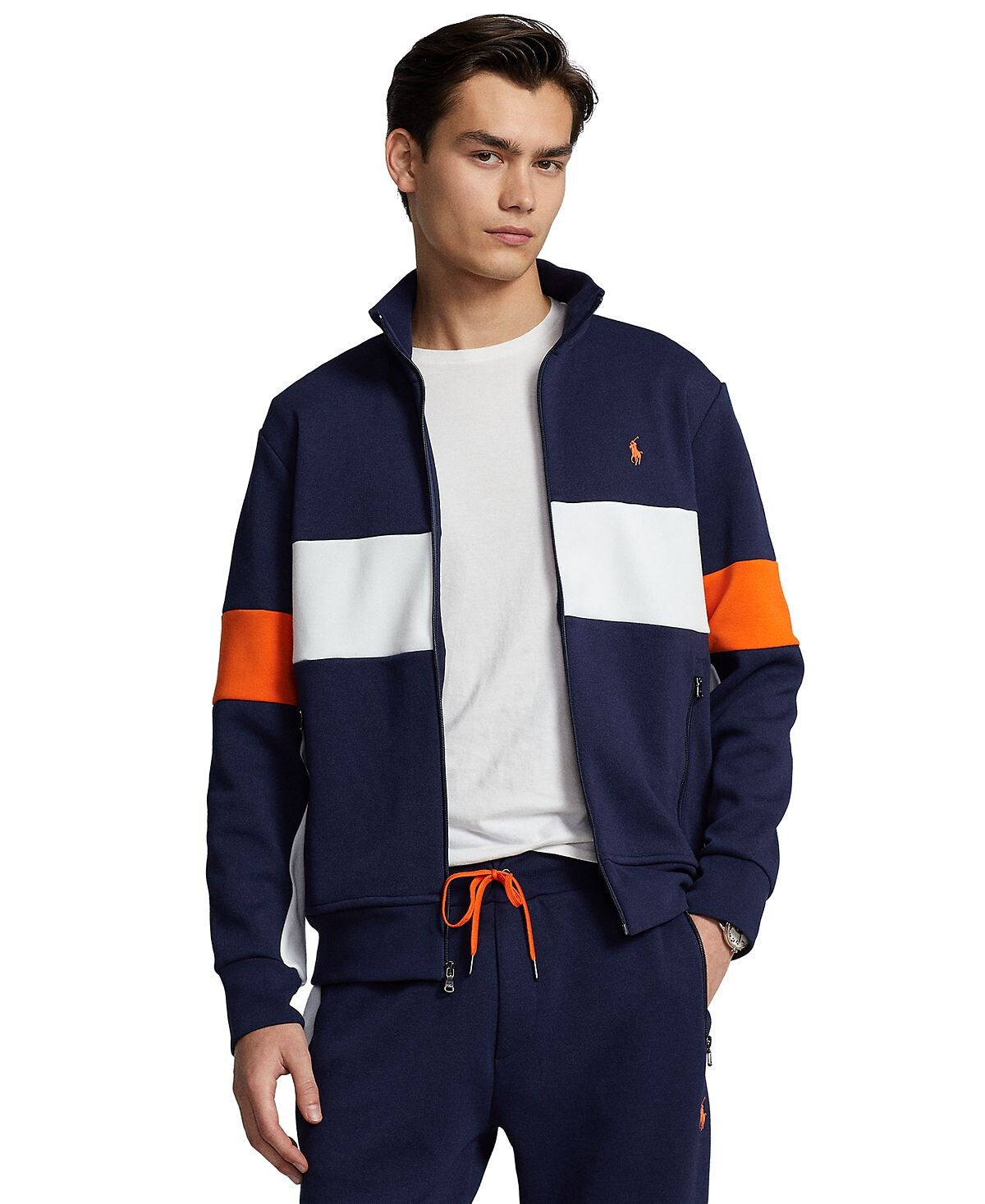 

Мужская спортивная куртка двойной вязки в сетку Polo Ralph Lauren