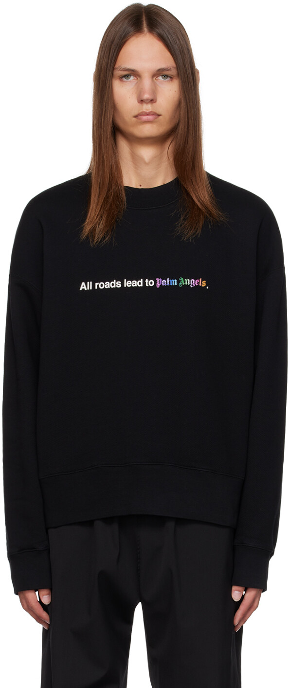 

Черный свитшот All Roads Palm Angels