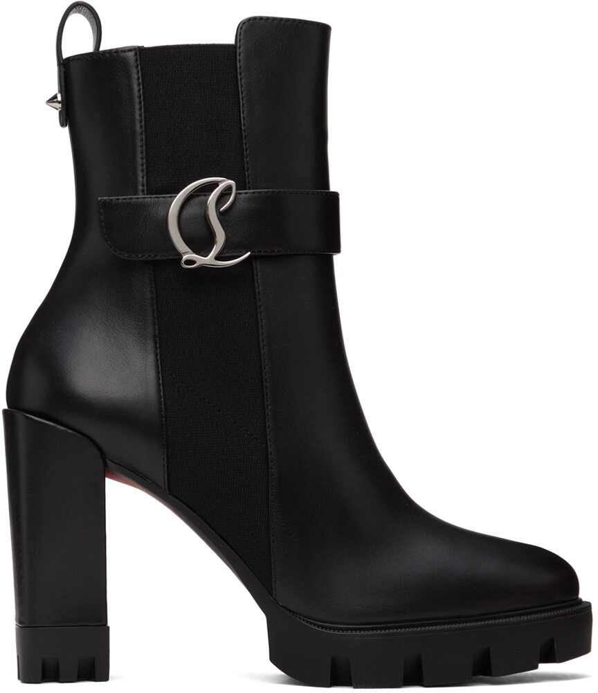 

Черные ботинки челси CL Lug Christian Louboutin, Черный