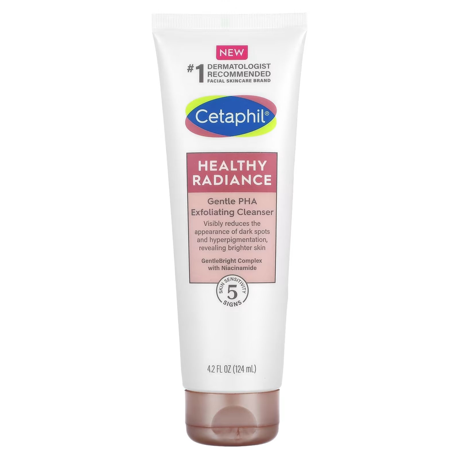 

Cetaphil, Healthy Radiance, мягкое отшелушивающее очищающее средство с PHA, 4,2 ж. унц. (124 мл)