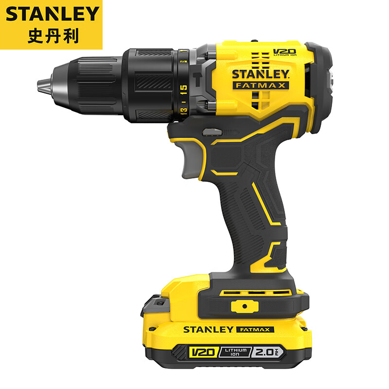 Дрель аккумуляторная Stanley SBD715K-A9 + аккумулятор 2.0Ah, зарядное устройство