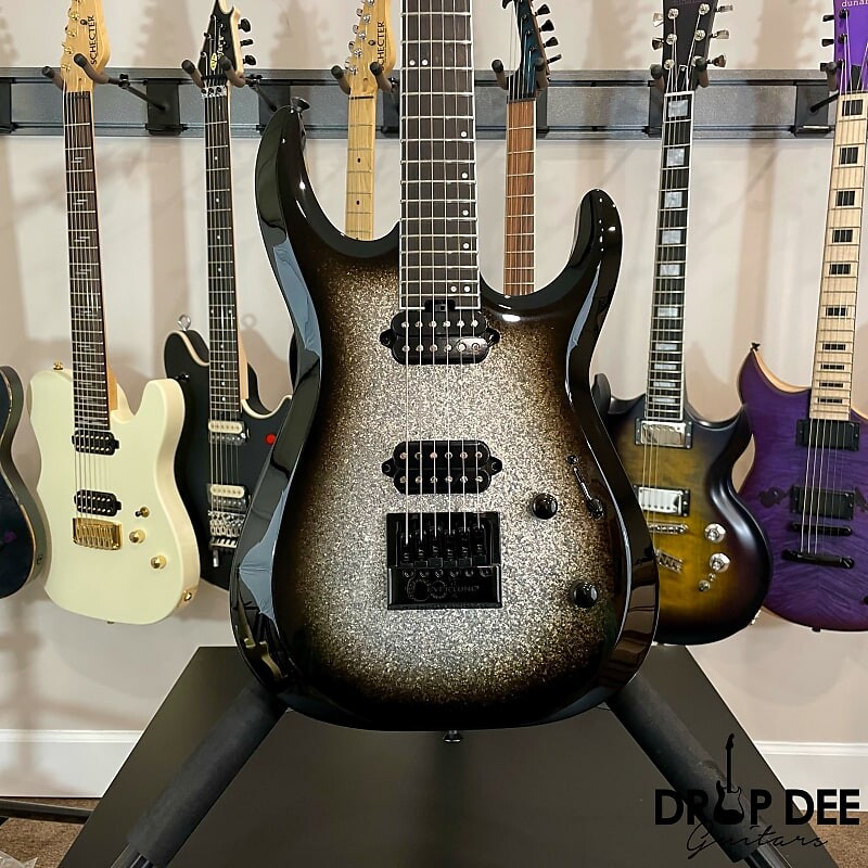 

Электрогитара Jackson Pro Series Dinky MDK EverTune 6 Electric Guitar w/ Bag-Silver Sparkle