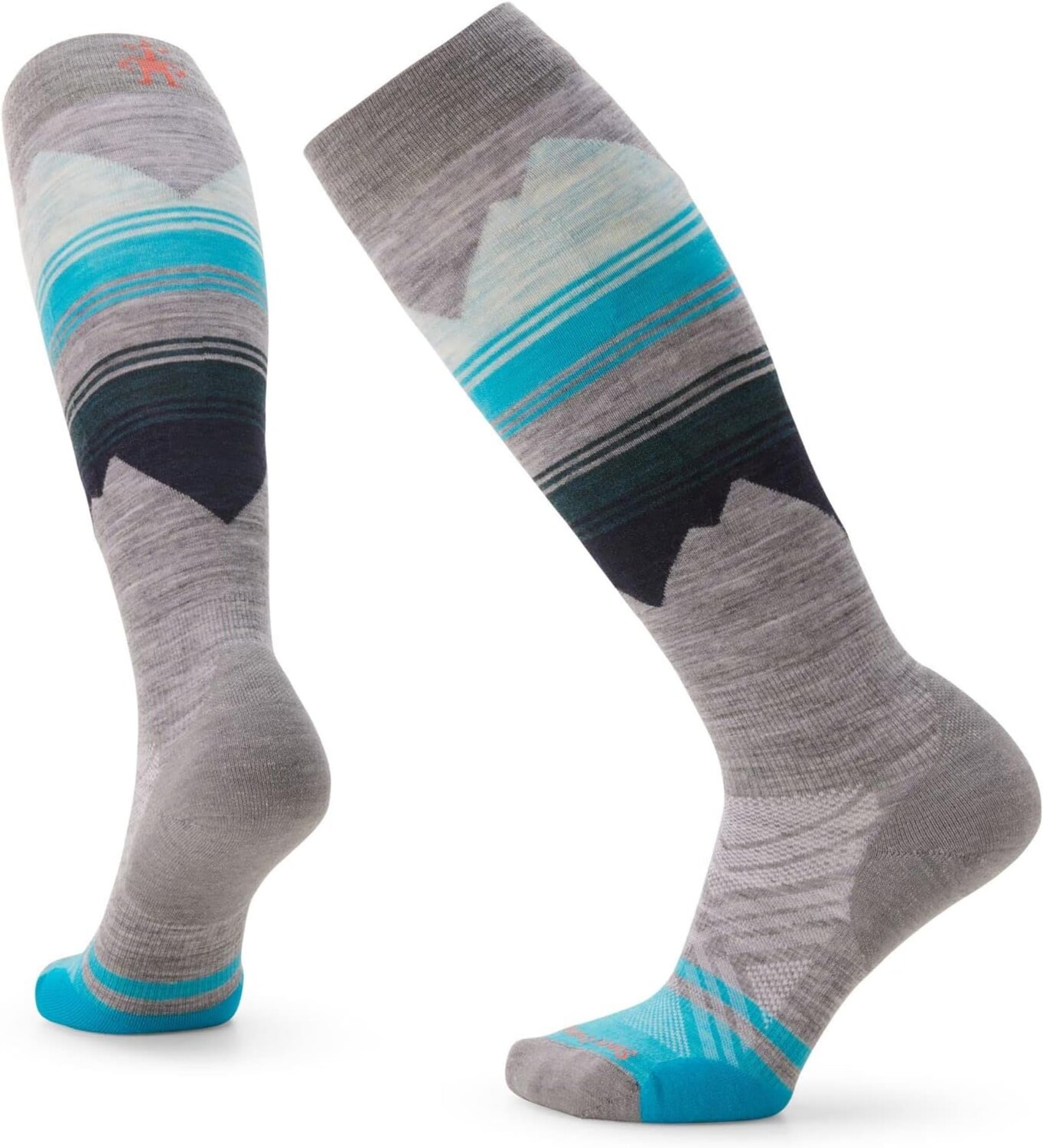 

Носки длиной до икры с рисунком Ski Targeted Cushion Smartwool, светло-серый