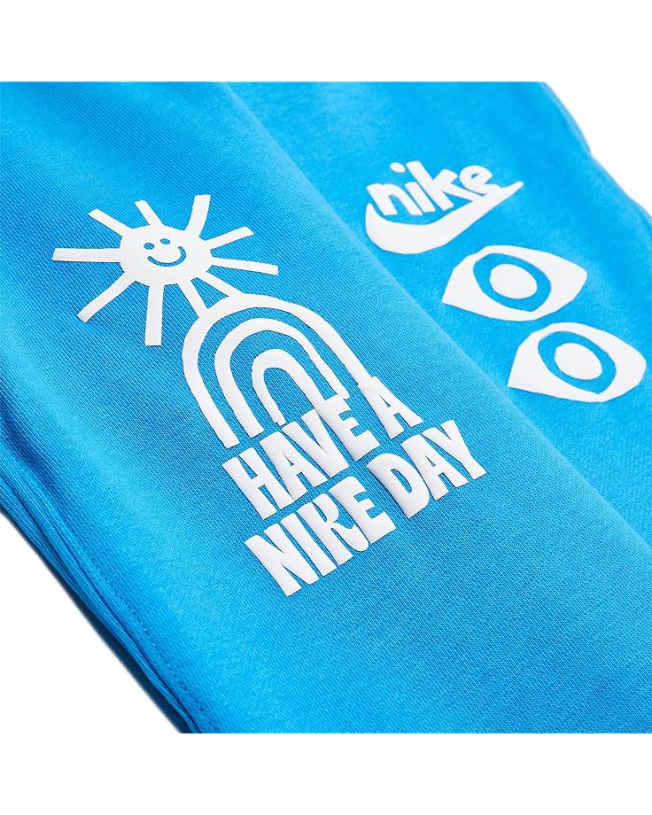 цена Брюки Nike NSW HBR Statement Fleece Pants, цвет Light Photo Blue/Light Photo Blue/White