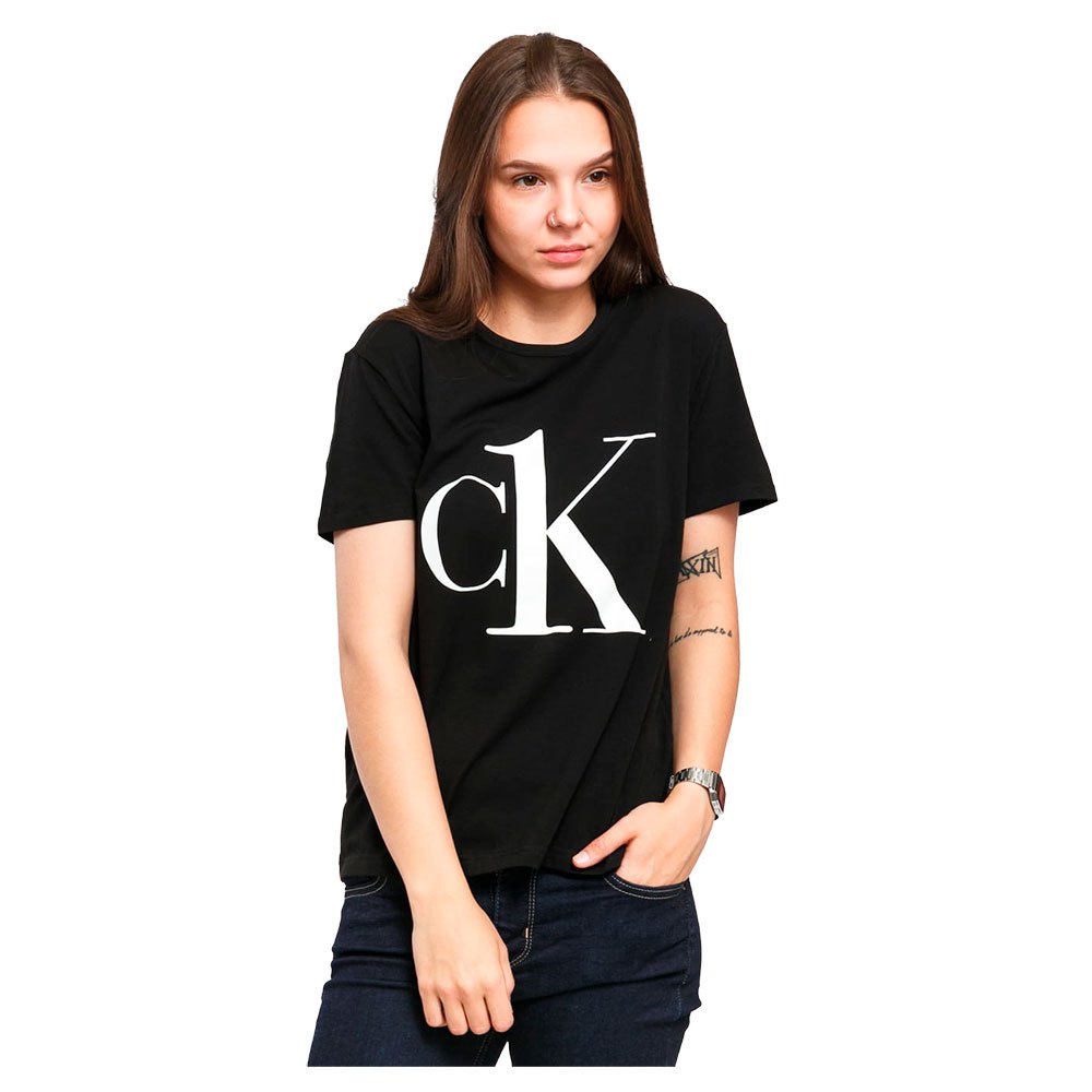 

Футболка Calvin Klein Qs6436E Short Sleeve Crew Neck, черный