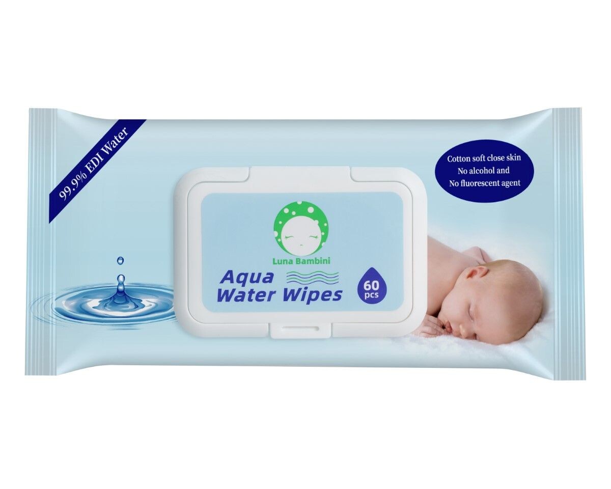 

Влажные салфетки Luna Bambini Aqua Water, 60 шт