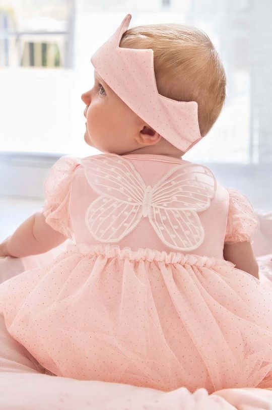 Mayoral Newborn Комплект одежды для новорожденного, бежевый платья и сарафаны mayoral mini платье и повязка на голову пион 3941