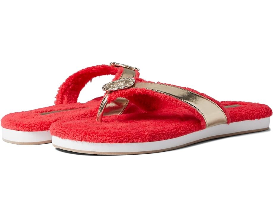 

Домашняя обувь Jack Rogers Rosie Comfort Flip-Flop, цвет Fire Red/Platinum/Platinum