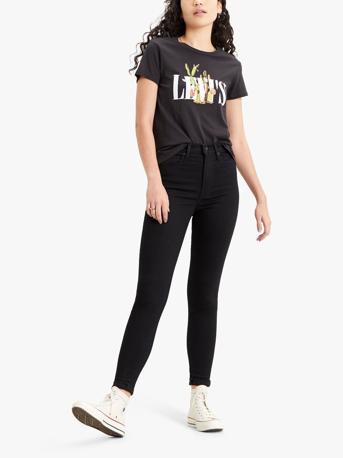 

Джинсы Levi's Mile High Super Skinny, цвет Black Celestial