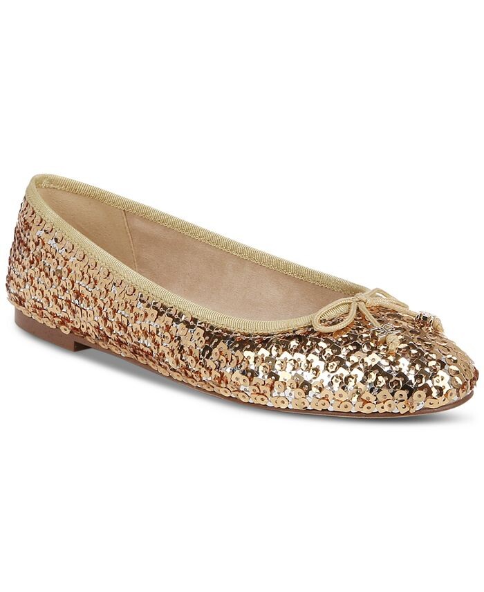 Женские балетки Felicia Luxe Sam Edelman, цвет Gold Sequin Multi цена и фото