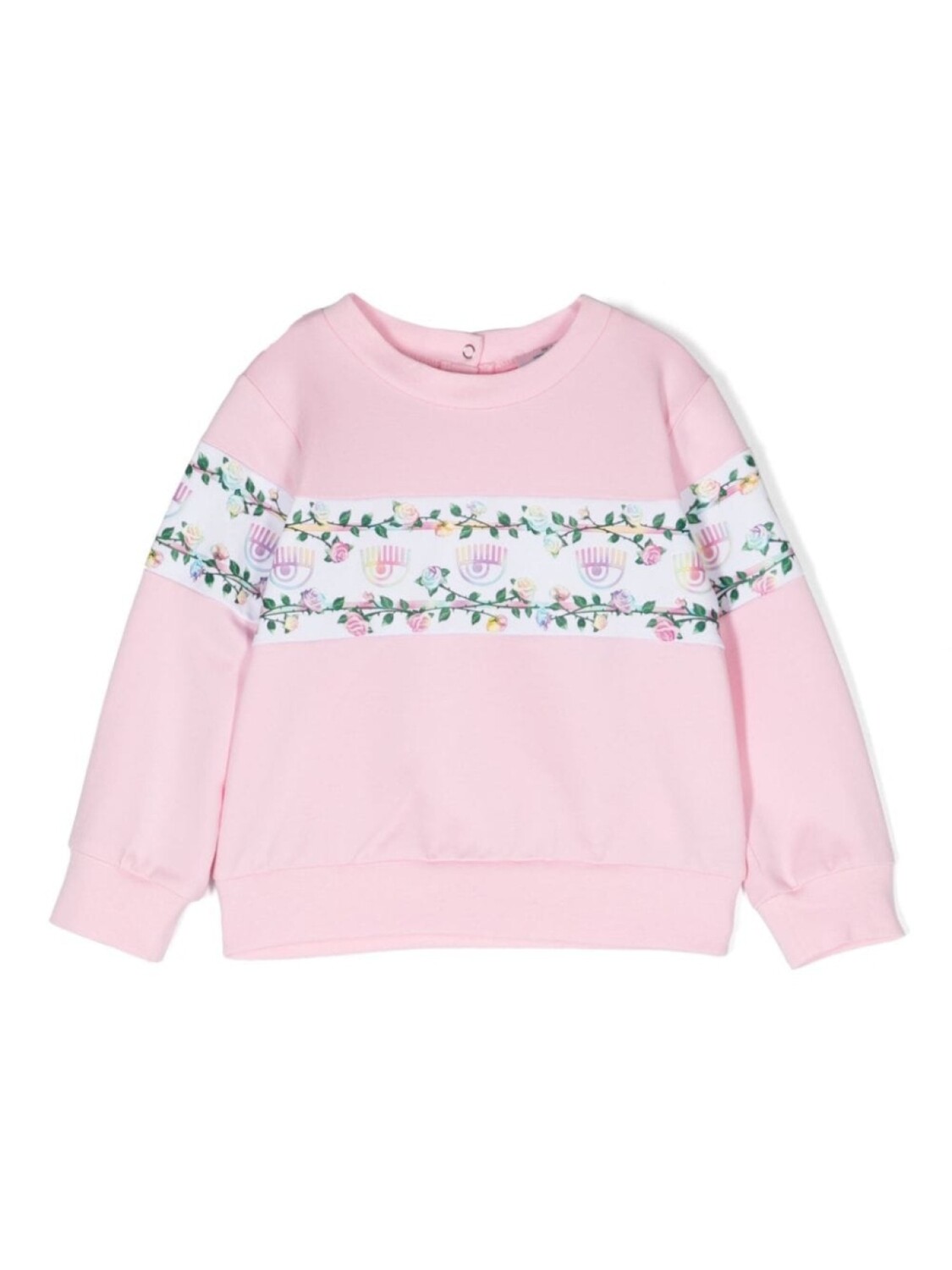

Chiara Ferragni толстовка с узором Eyelike, розовый