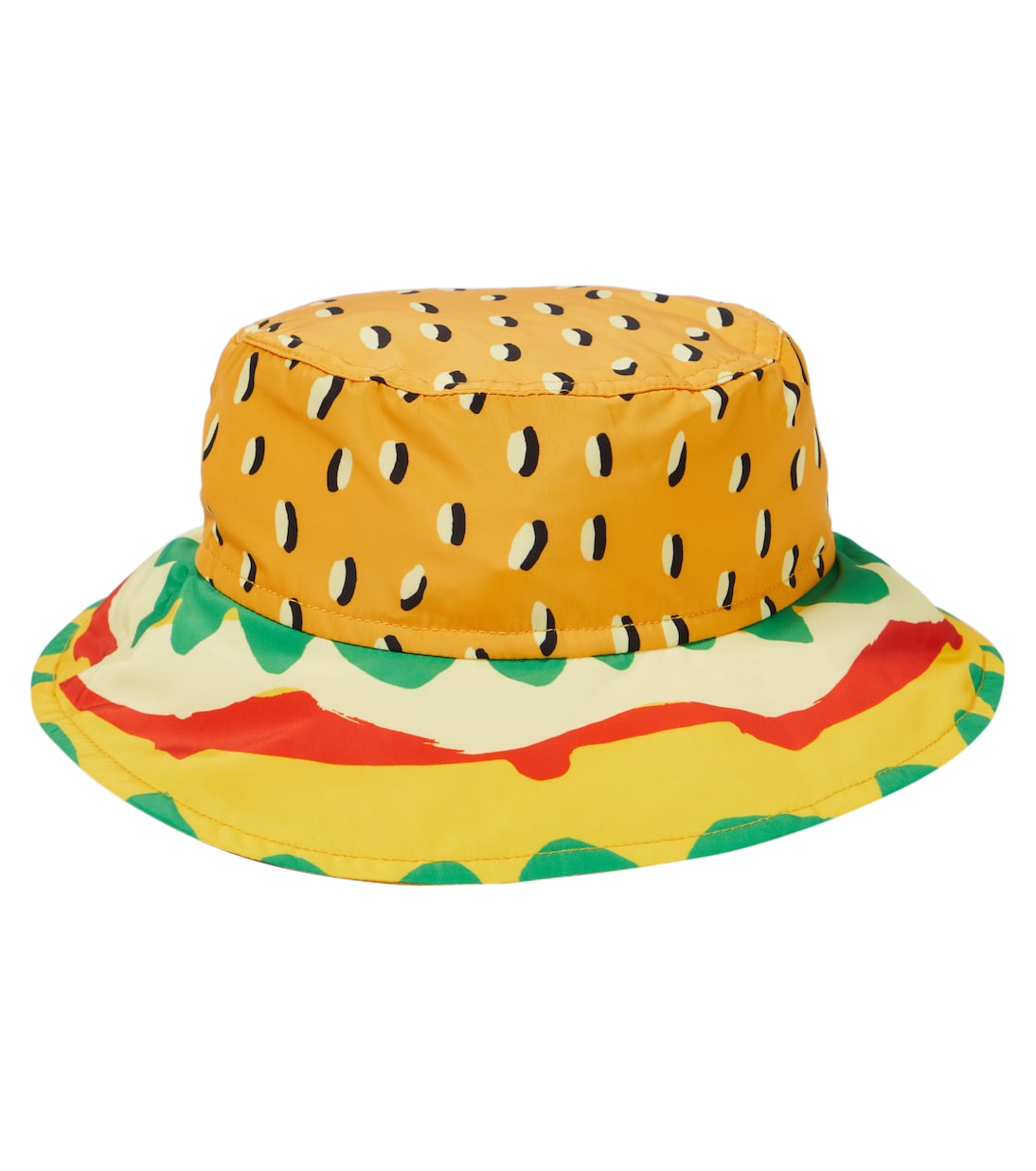 Шляпа от солнца с принтом Stella Mccartney Kids, желтый цена и фото